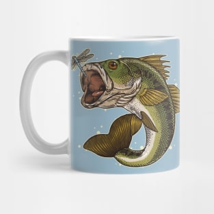 Bass And Dragonfy Mug